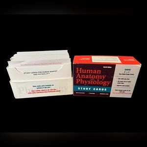 Human Anatomy & Physiology: Study Cards 300ct